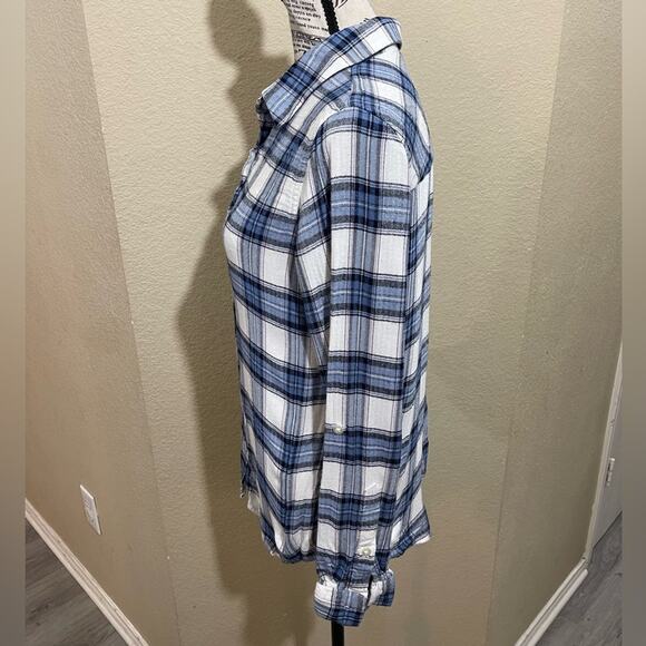 Romeo and Juliet Couture plaid button down‎ shirt sz M - Picture 4 of 7